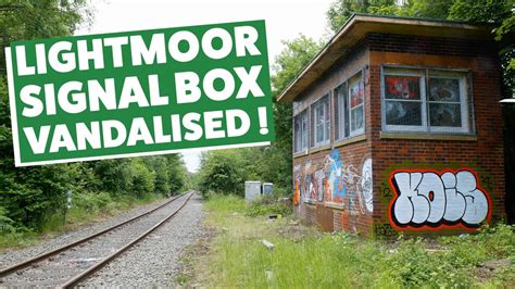 Vandalism at Lightmoor Signal Box ! Help us restore it back